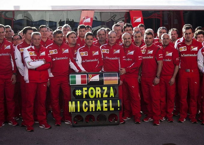 Michael Schumacher, Ferrari, keep fighting