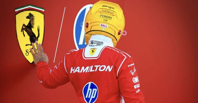 Lewis Hamilton, Ferrari, 2026 F1, helmet