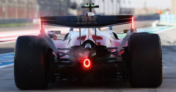 Ferrari SF-26 rear view, engine, 2026 F1, power unit