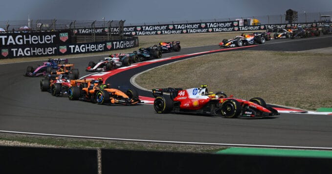 2026 F1 race start, Norris