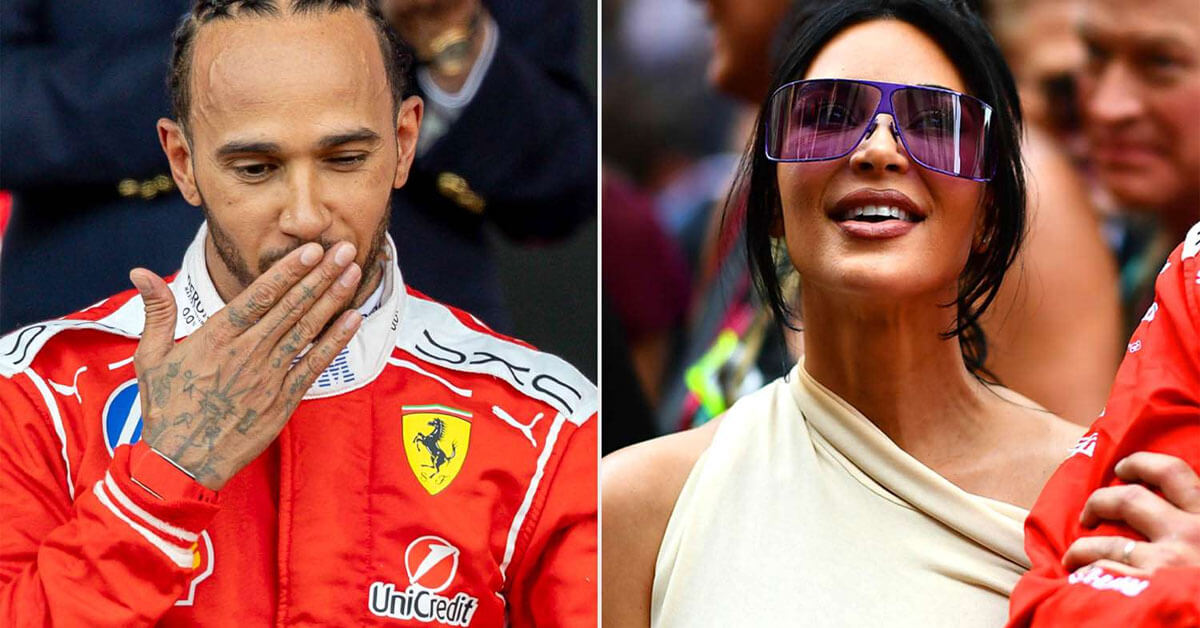 Lewis Hamilton reacts with red heart to Kim Kardashian's Cruella de Vil-inspired look in Rome